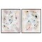 Stupell Industries Subtle & Soft Abstraction 2pc Framed Giclee Set Design by Gemma Bardot